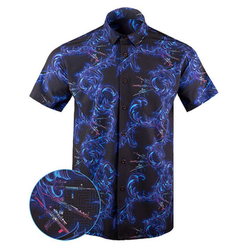 Baba Yaga Button Down Shirt Tactical Hawaiian Shirt Xmas Gifts For Dad -WearandDecor
