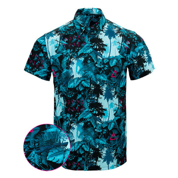 Get To The Chopper Button Down Shirt Outdoor Hawaiian Tactical Shirt Christmas Gifts For Him -WearandDecor