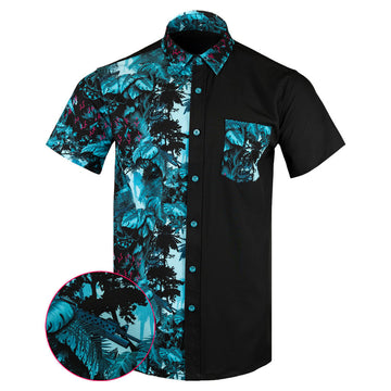 Get To The Chopper Split Button Down Shirt Outdoor Hawaiian Tactical Shirt Xmas Gifts For Dad -WearandDecor