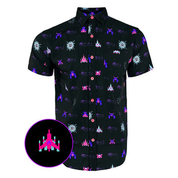 Arcade Series 1 Button Down Shirt Tactical Hawaiian Shirt Best Gifts For Son -WearandDecor