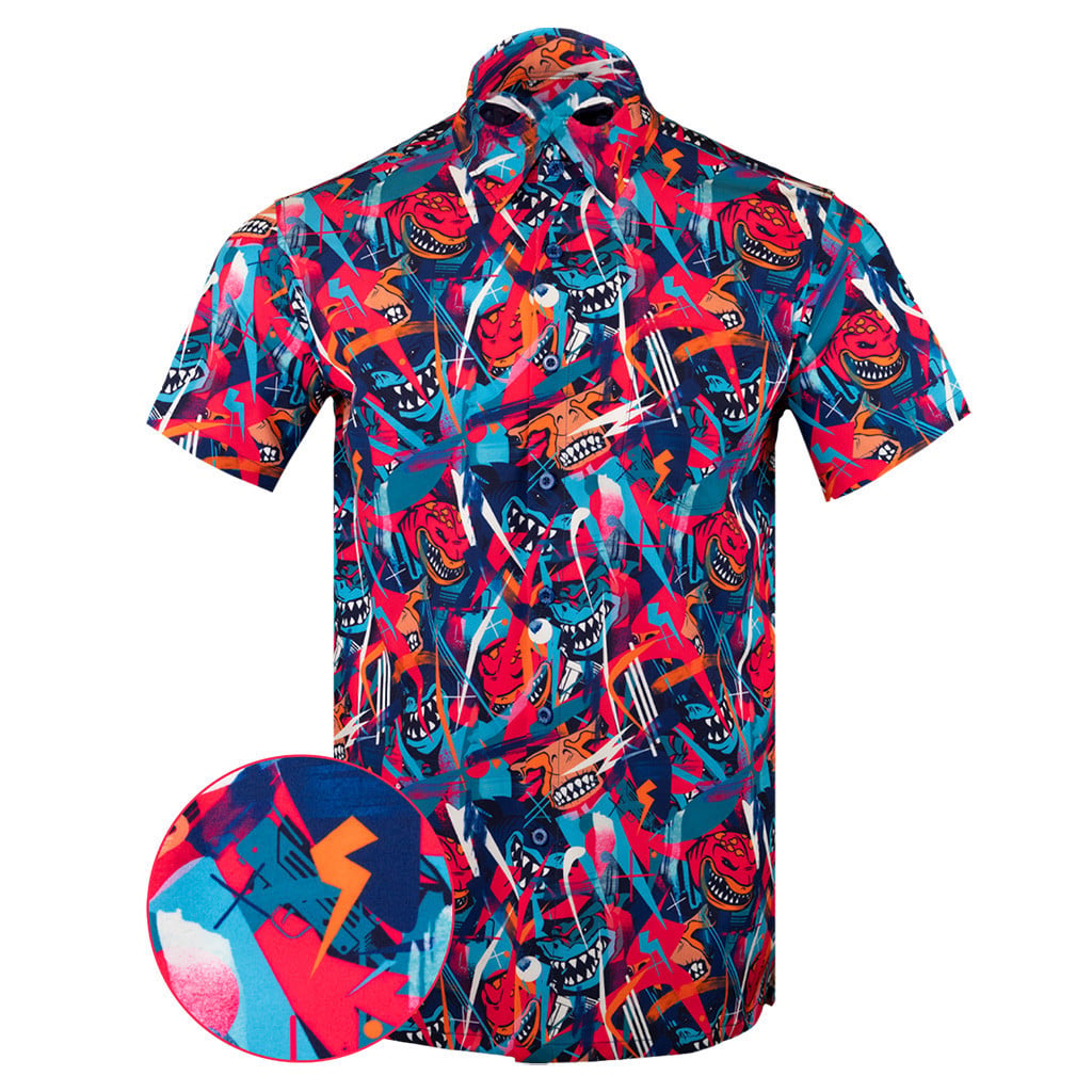 Jawsome Button Down Shirt Tactical Shirt Hawaii Style Gifts For Brother -WearandDecor