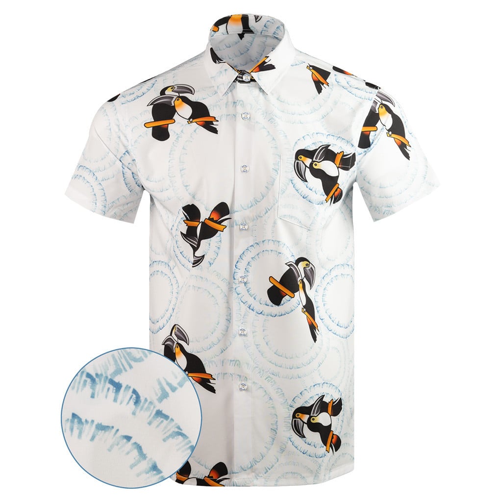 Rule 2 Button Down Shirt Tactical Hawaiian Shirt Pro Gun Apparel Gifts For Dad -WearandDecor