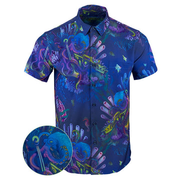 Nautical V2 Button Down Shirt Tactical Shirt Hawaii Style Birthday Present For Son -WearandDecor