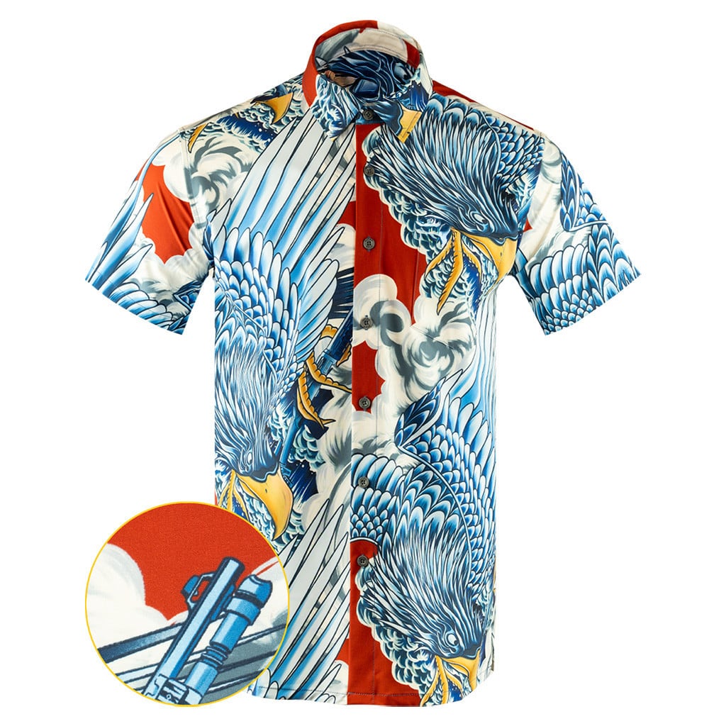 Dogtown Button Down Shirt Outdoor Hawaiian Tactical Shirt Christmas Gift Ideas For Men -WearandDecor