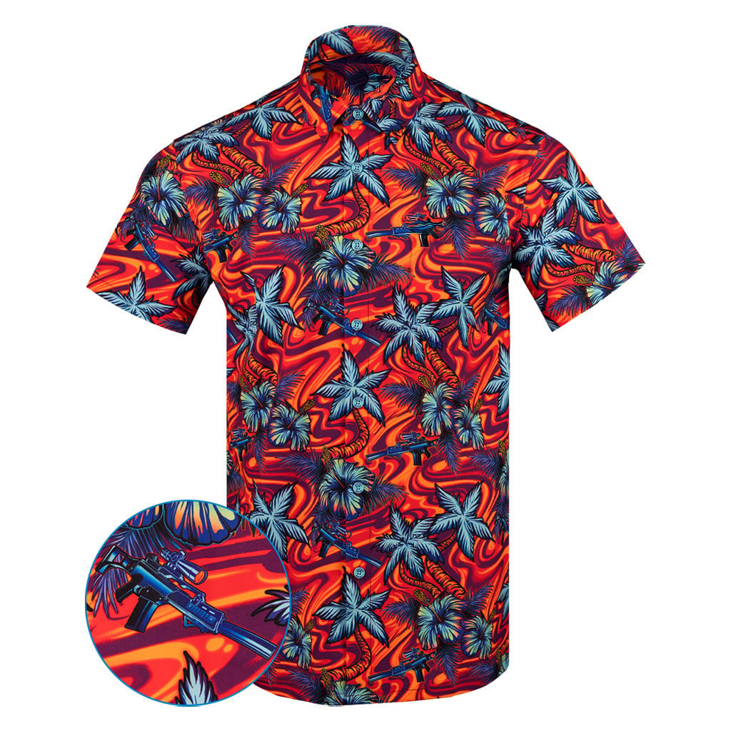 Da Lolo Button Down Shirt Tactical Hawaiian Shirt Christmas Gift Ideas For Him -WearandDecor