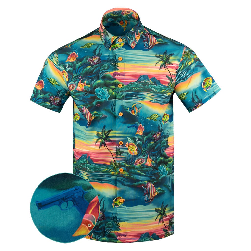 Ventura V4 Button Down Shirt Outdoor Hawaiian Tactical Shirt Gifts For Grandpa -WearandDecor