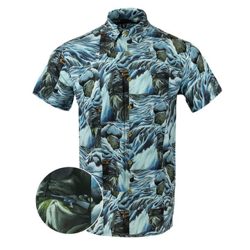 The Lieutenant Button Down Shirt Tactical Shirt Hawaii Style Christmas Gifts For Boyfriend -WearandDecor