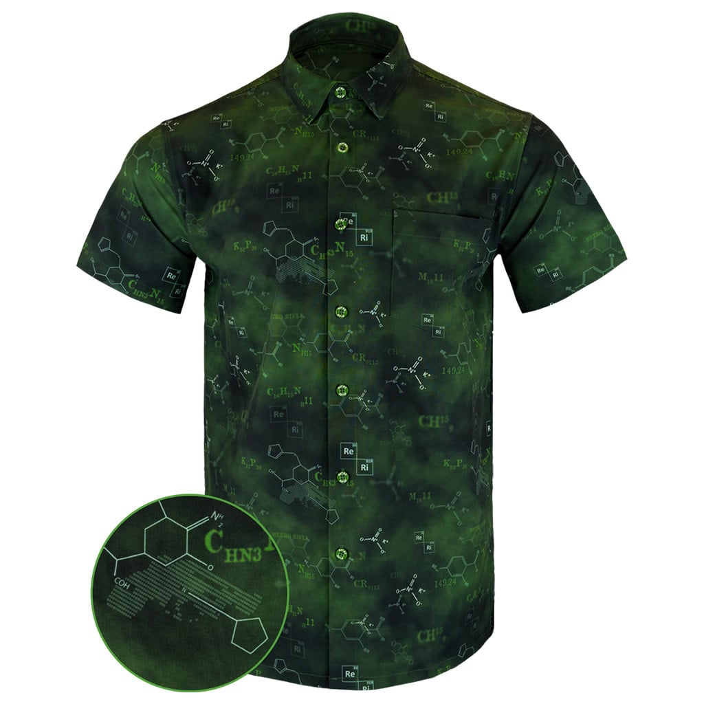 The Chemist Button Down Shirt Tactical Shirt Concealed Carry Hawaiian Shirt Gifts For Boyfriend -WearandDecor