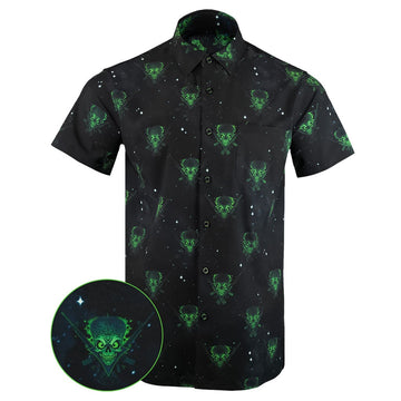 The Invader Button Down Shirt Hawaiian Tactical Button Down Birthday Gifts For Father -WearandDecor