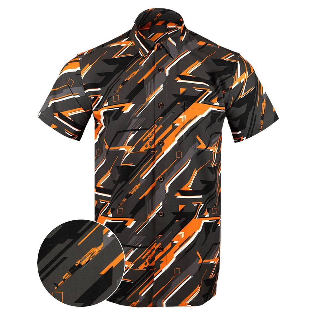 The Top Frag Button Down Shirt Tactical Hawaiian Shirt Pro Gun Merch Gift Ideas For Him -WearandDecor