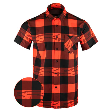 The Lumberjack Button Down Shirt Gun Print Hawaiian Shirt Gun Lovers Gifts For Brother -WearandDecor