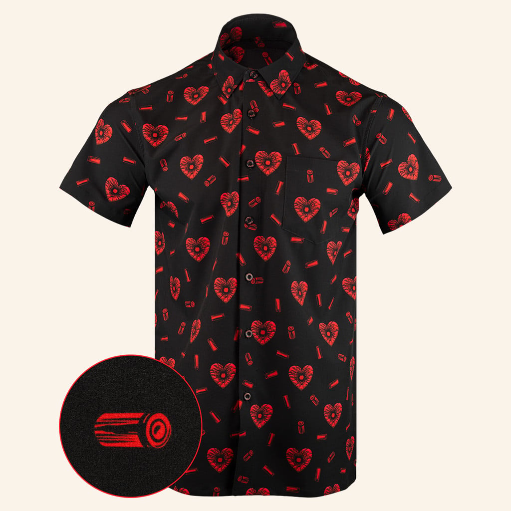 Shattered Black Button Down Shirt Hawaiian Tactical Button Down Gifts For Father -WearandDecor