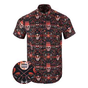 Zaragoza Button Down Shirt Hawaiian Tactical Button Down Dad Christmas Gifts -WearandDecor