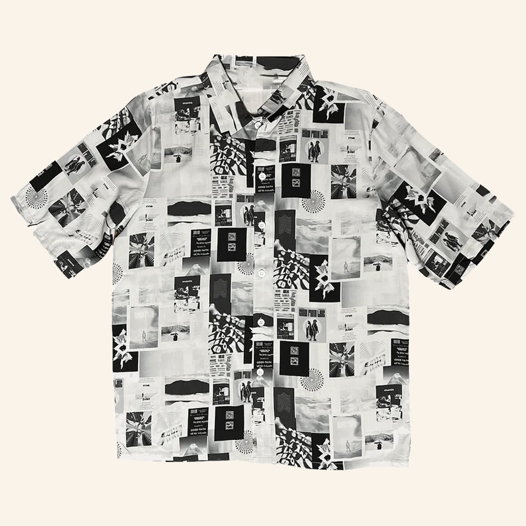 Madeon Merch Mural Button Up Shirt Unique Gifts For Music Lovers -WearandDecor