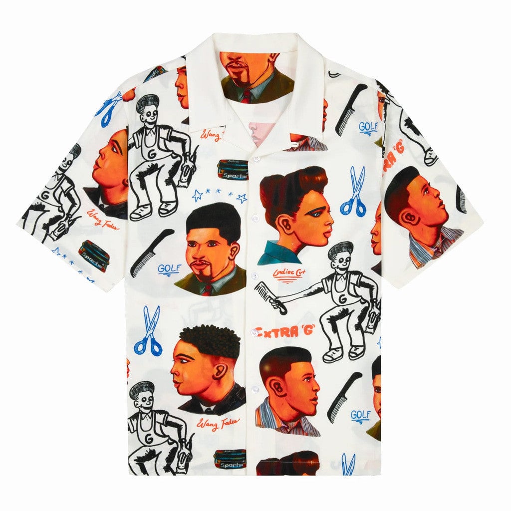 Tyler The Creator Merch Barbershop Rayon Hawaiian Shirt Golf Wang Merch Gifts For Husband -WearandDecor