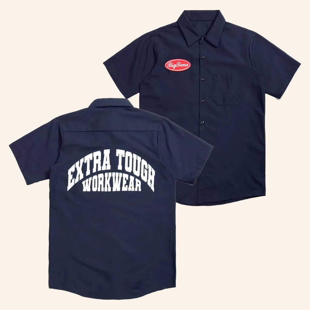 Bigtime Merch Extra Tough Work Hawaiian Shirt Present For Husband -WearandDecor