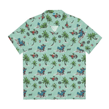Bad Magic Merch Edmund's Escape Aqua Hawaiian Shirt Gifts For Dudes -WearandDecor
