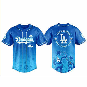 2026 LA Dodgers Happy Father Day Baseball Jersey