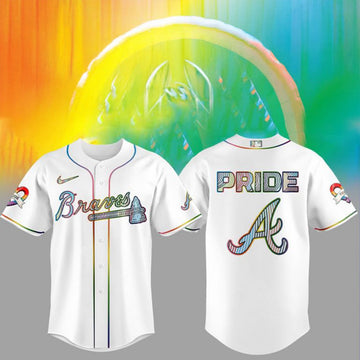 Atlanta Braves LGBTQ Pride Night 2026 Jersey Atlanta Braves Merch Fathers Day Presents