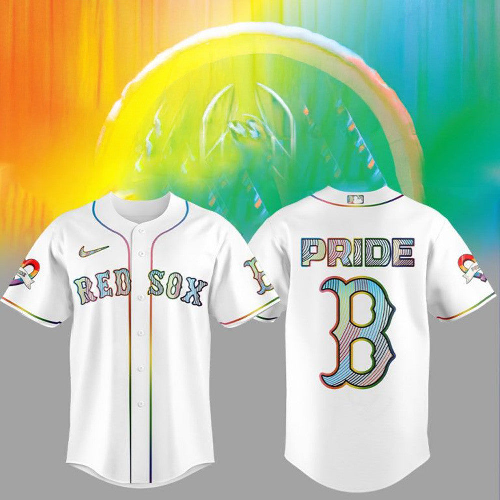 Boston Red Sox LGBTQ Pride Night 2026 Jersey Boston Red Sox Merch First Fathers Day Gift Ideas