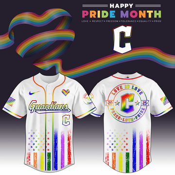 Cleveland Guardians x Happy Pride Month 2026 Baseball Jersey Cleveland Guardians Merch