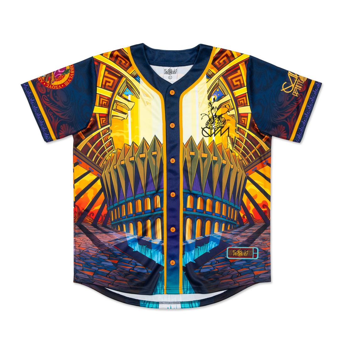 Ganja White Night Merch Baseball Jersey Wobble Coliseum III Baseball Jersey Gift For Music Fan