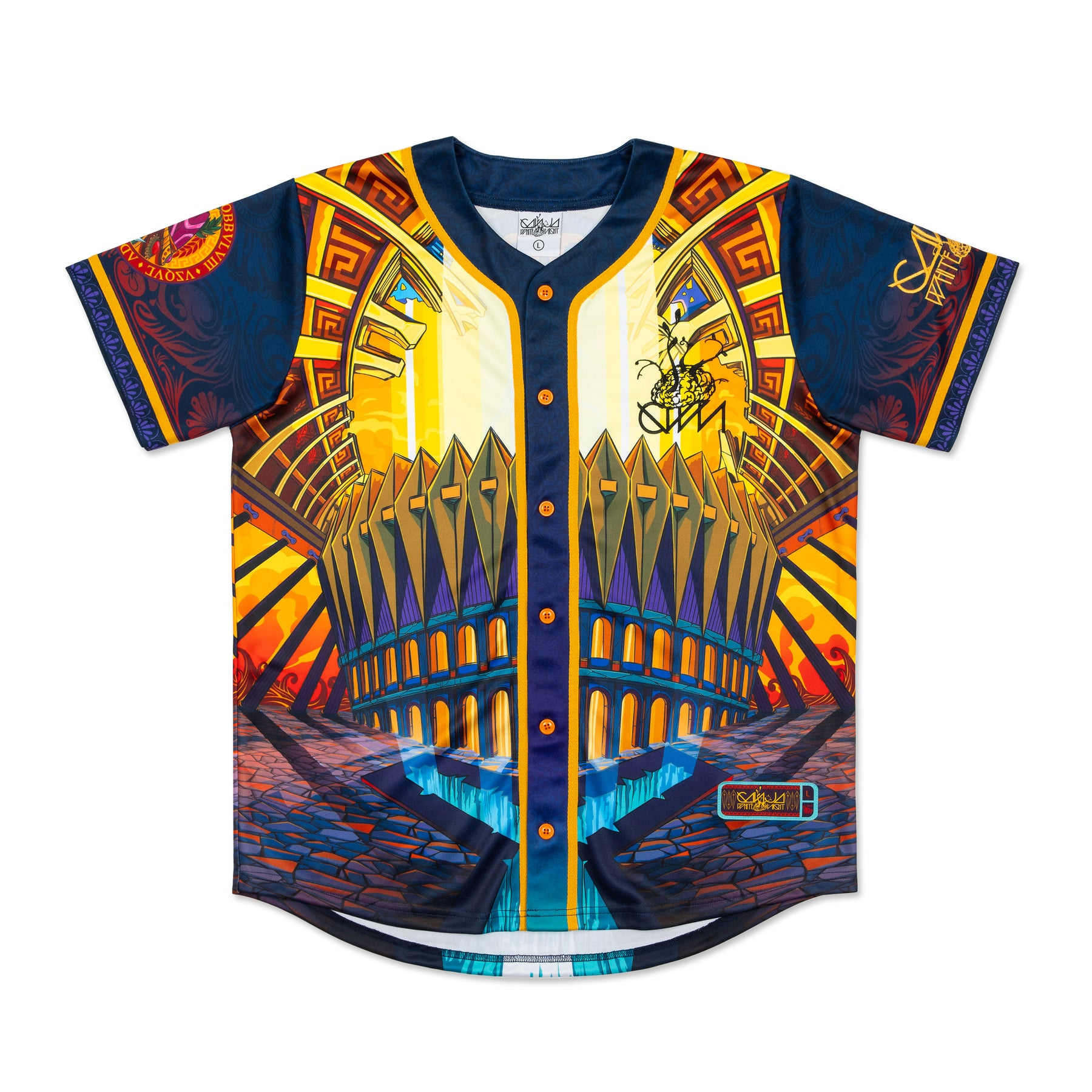 Ganja White Night Merch Baseball Jersey Wobble Coliseum III Baseball Jersey Gift For Music Fan