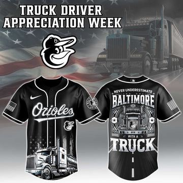 Baltimore Orioles X Nation Truck Driver Appreciation Week Edition Jersey 2026
