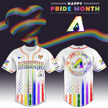 Arizona Diamondbacks x Happy Pride Month 2026 Baseball Jersey Arizona Diamondbacks Merch