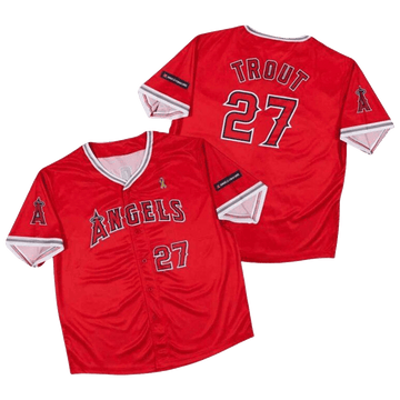 Angels Mike Trout Jersey Los Angeles Angels Merch Presents For Baseball Fans
