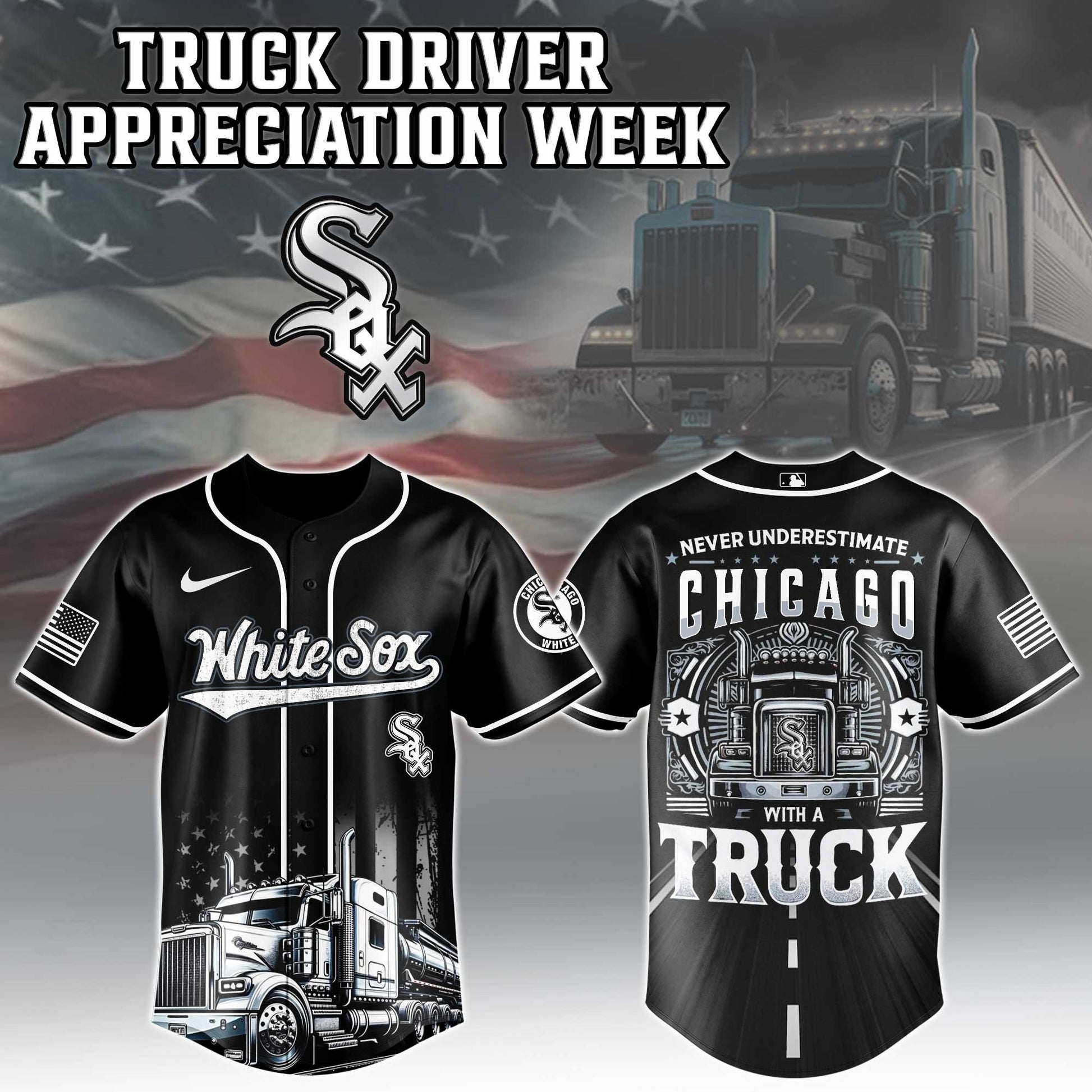 Chicago White Sox X Nation Truck Driver Appreciation Week Edition Jersey 2026