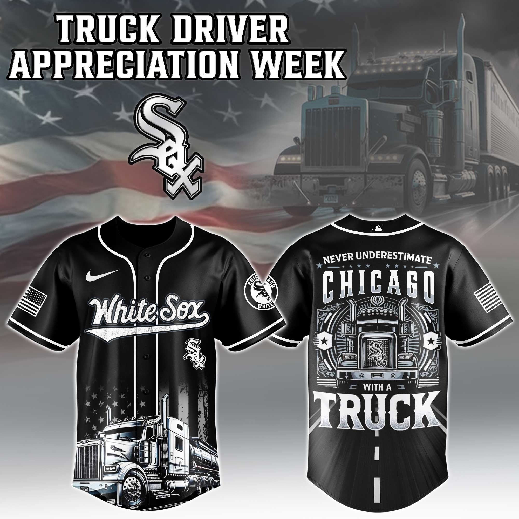 Chicago White Sox X Nation Truck Driver Appreciation Week Edition Jersey 2026
