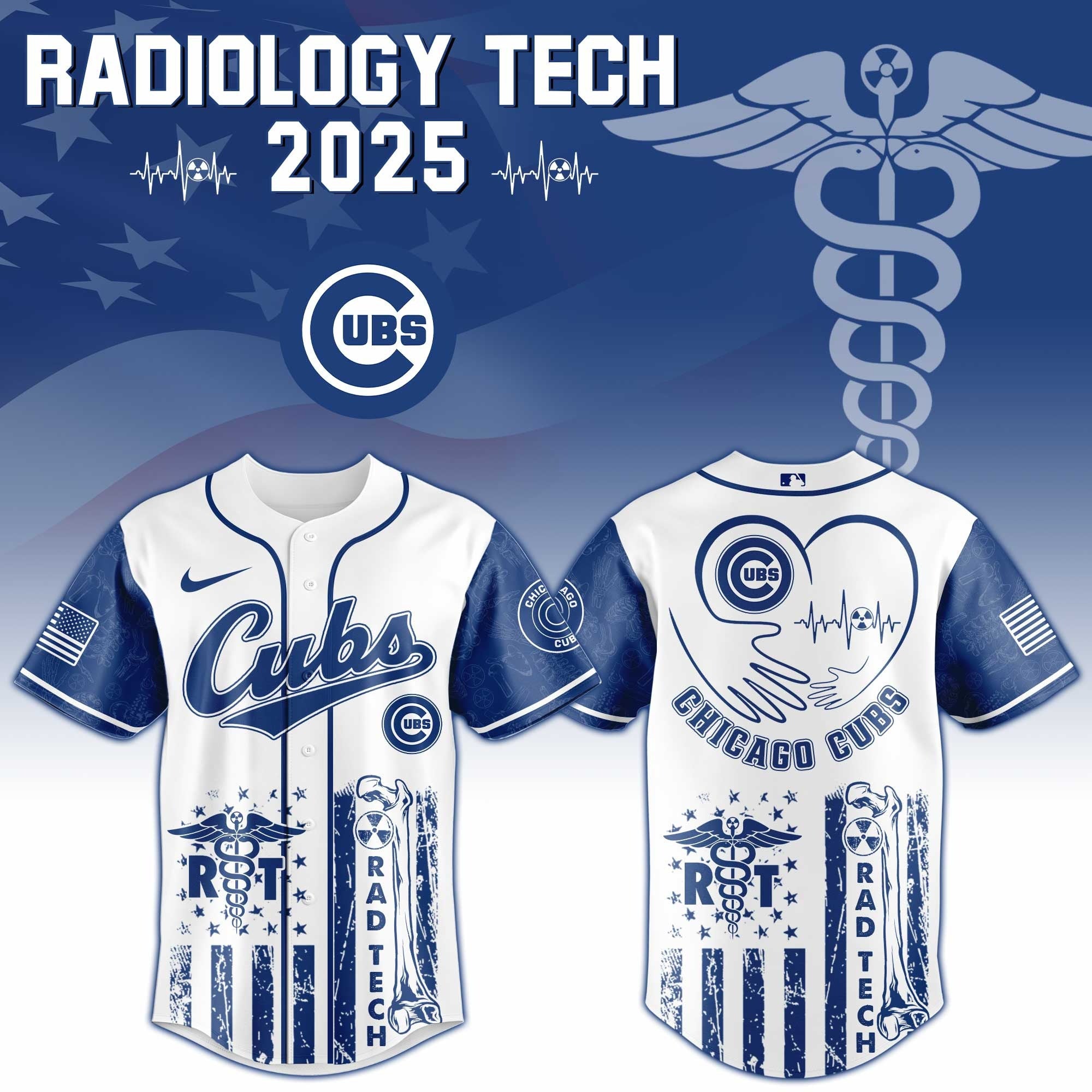 Chicago Cubs x Radiology Tech Night Exclusive Design Jersey Chicago Cubs Merch