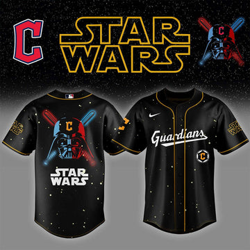 Cleveland Guardians x Star Wars 2026 Baseball Jersey Cleveland Guardians Merch For Fans