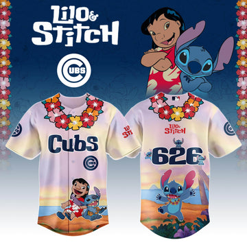 Chicago Cubs x Lilo And Stitch Special Edition Jersey 2026 Chicago Cubs Merch