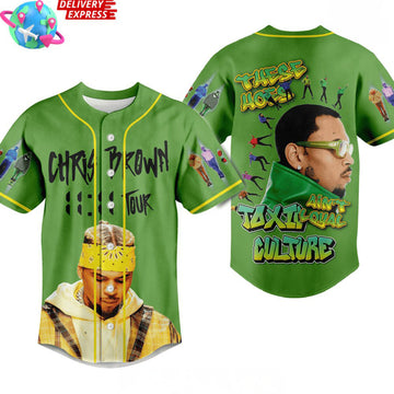 Chris Brown Merch Chris Brown 11:11 Tour Baseball Jersey Dad Gifts For Father's Day 2026
