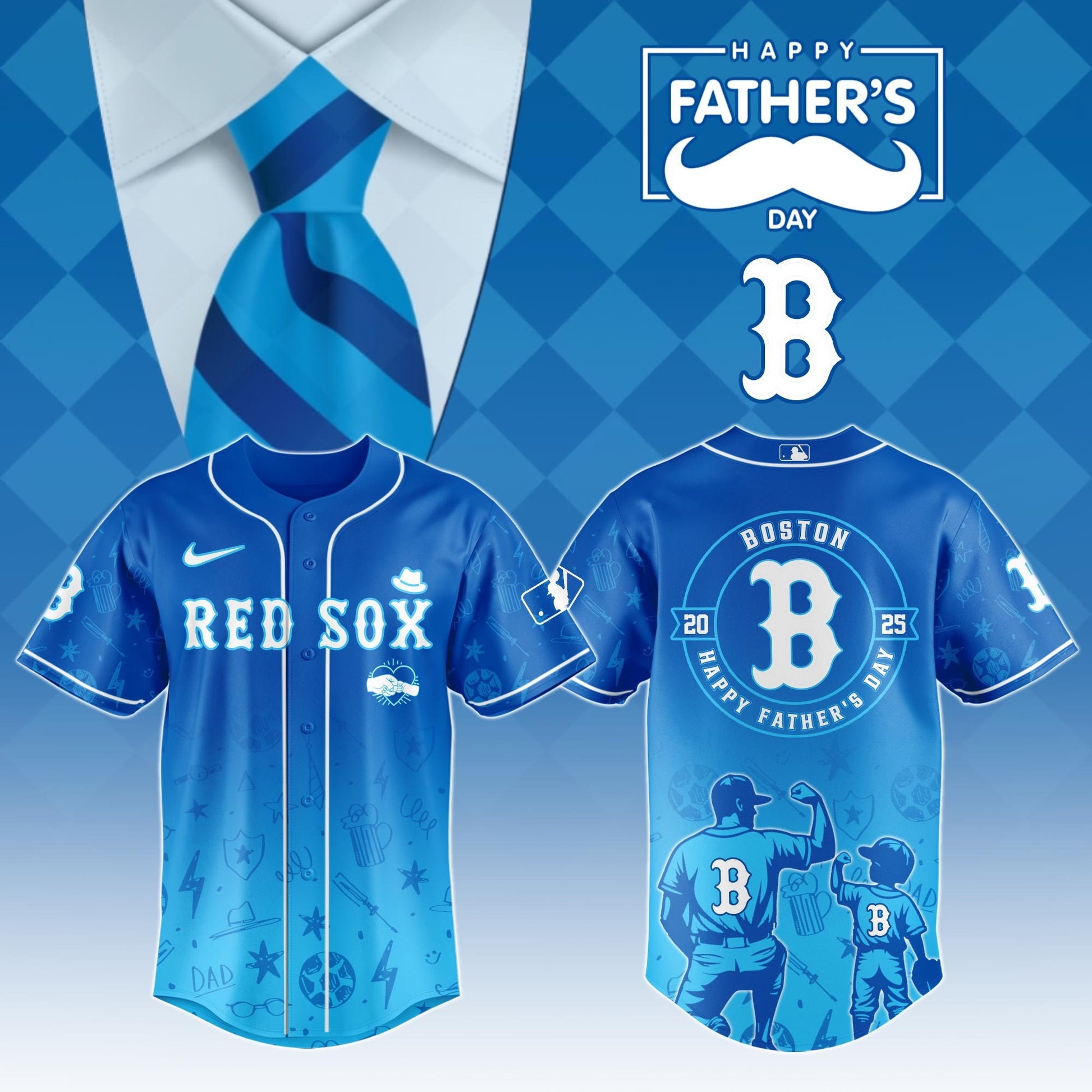 Boston Red Sox Special Father's Day 2026 Edition Jersey Boston Red Sox