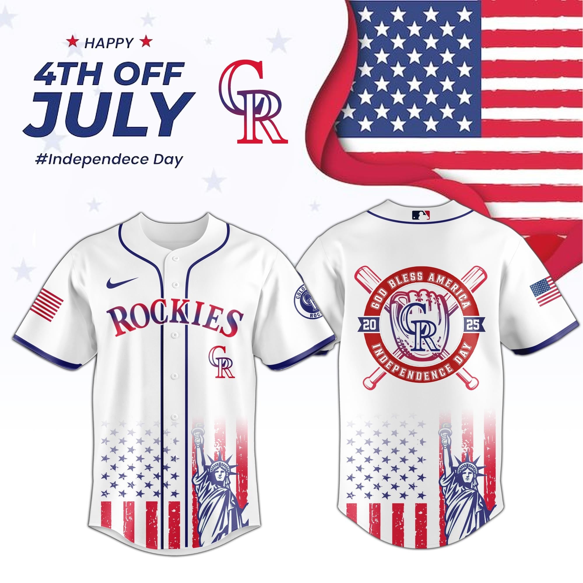 Colorado Rockies Special Independence Day 2026 Edition Jersey Colorado Rockies Merch