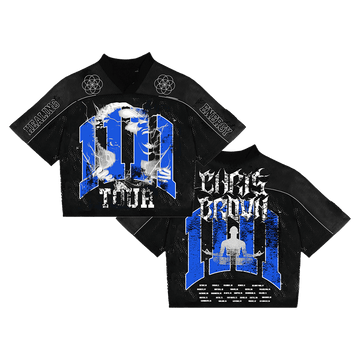 Chris Brown Merch Chris Brown 11:11 Tour Mesh Jersey Mother's Day Gifts For Wife