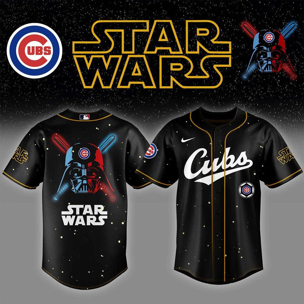 Chicago Cubs x Star Wars 2026 Baseball Jersey Chicago Cubs Merch Perfect Father's Day Gifts