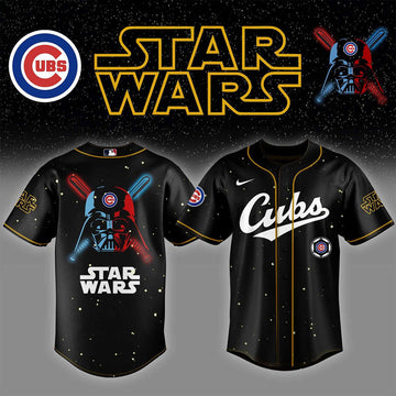 Chicago Cubs x Star Wars 2026 Baseball Jersey Chicago Cubs Merch Perfect Father's Day Gifts