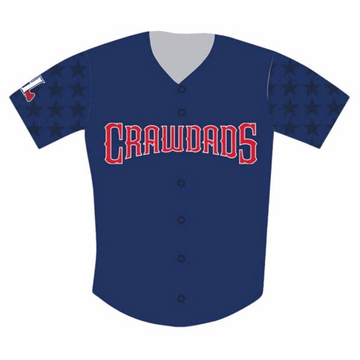 Hickory Crawdads Patriotic Jersey 2026 Hickory Crawdads Merch Good Gifts For Dads