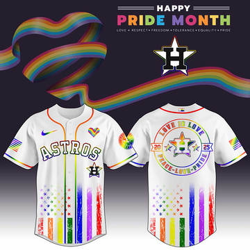 Houston Astros x Happy Pride Month 2026 Baseball Jersey Houston Astros Merch Gifts For Dad