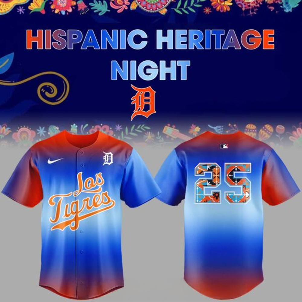 Detroit Tigers 2026 Hispanic Heritage Night Special Jersey Detroit Tigers Merch Dad Gifts