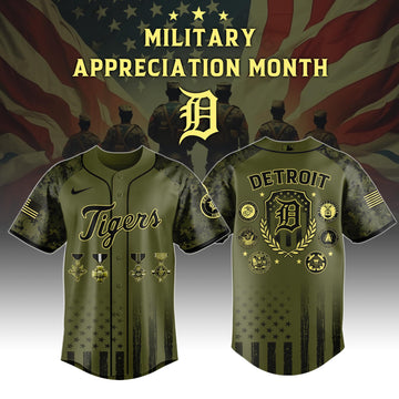Detroit Tigers x Military Appreciation Month Special Edition Jersey 2026