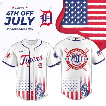 Detroit Tigers Special Independence Day Edition Jersey Detroit Tigers Merch