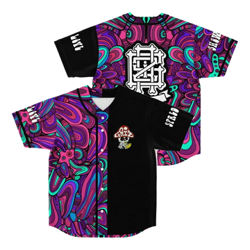 Griz Merch Skull Griz Baseball Jersey Gifts For DJ Fans