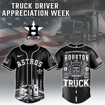 Houston Astros Nation Truck Driver Appreciation Week 2026 Baseball Jersey Houston Astros Merch