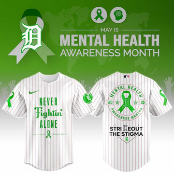 Detroit Tigers Special Mental Health Awareness Week Edition Jersey