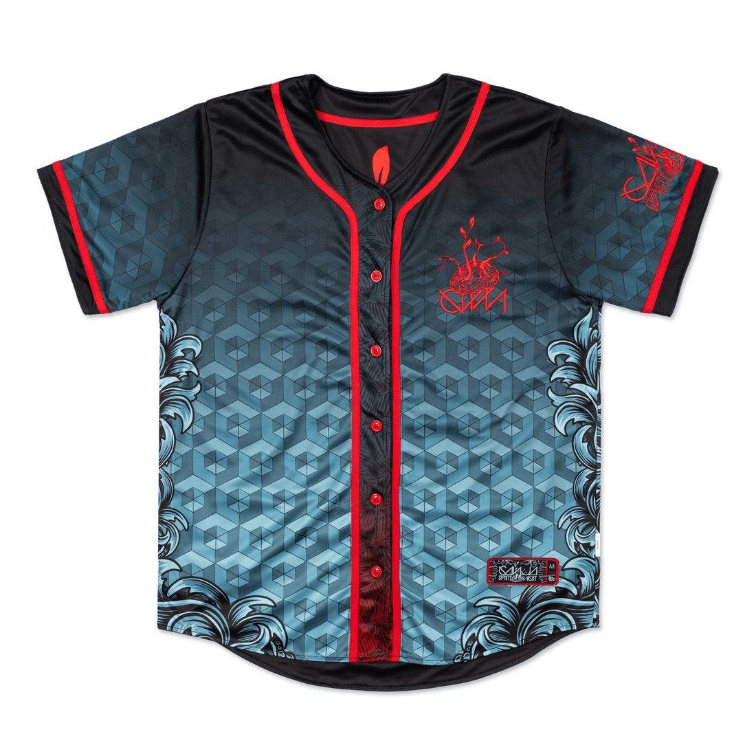 Ganja White Night Merch Baseball Jersey Bassline 2.0 Reversible Baseball Jersey Music Fan Gifts